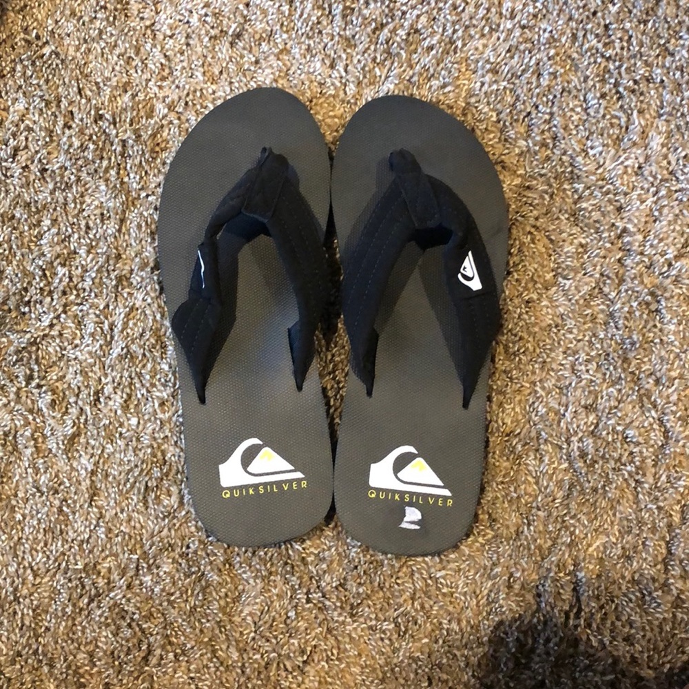 Quick silver flip flops